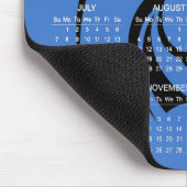 Mooi Zwart Paard 2024 Kalender Mousepad Muismat (Hoek)