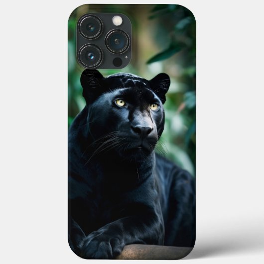 Mooi zwart panter Case-Mate iPhone case (Achterkant)