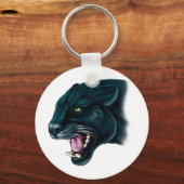 Mooi zwart panter sleutelhanger (Voorkant)