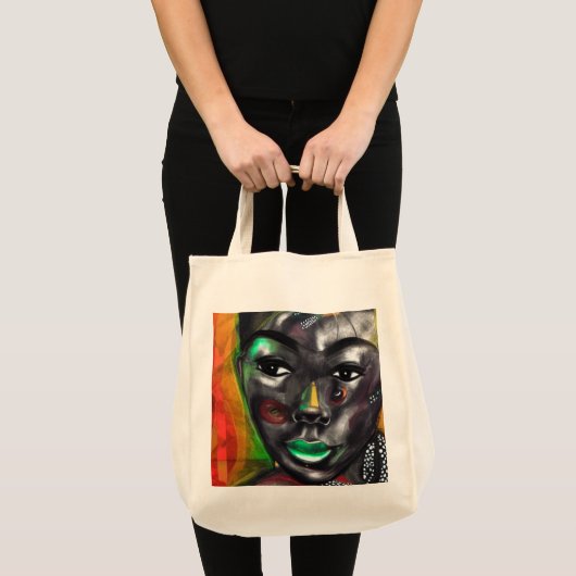 Mooi zwart tote bag (Voorkant (product))