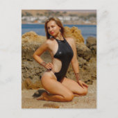 Mooi zwempak model briefkaart (Voorkant)