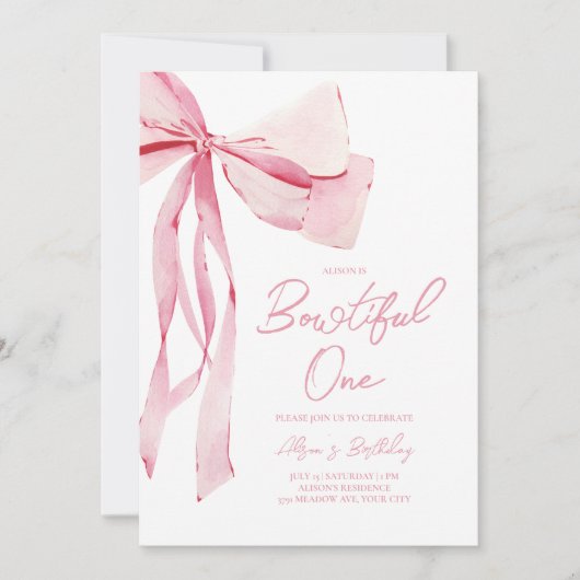 Mooie 1e verjaardag kaart (Voorkant)