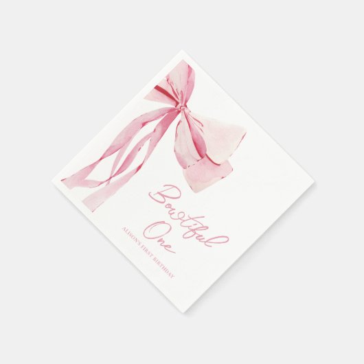 Mooie 1e verjaardag servet (Hoek)