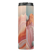 Mooie 3D Abstract Boho Thermosbeker (Achterkant)