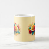 Mooie 3D-bloemen Koffiemok (Center)