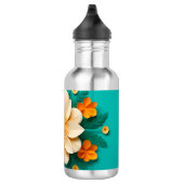 Mooie 3D-bloemen Waterfles (Rechts)