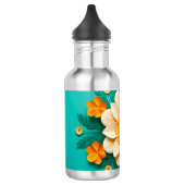 Mooie 3D-bloemen Waterfles (Links)