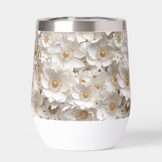 Mooie 3D witte Gardenia Bridal (Achterkant)