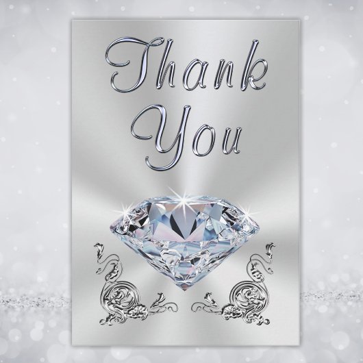 Mooie 60e bruiloft Jubileum dank u kaarten