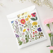 Mooie 60's Retro Wildflower, Bedankzakje (Gezegeld)