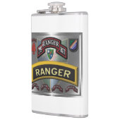 Mooie 75e Ranger Regiment-ontwerp Heupfles (Links)