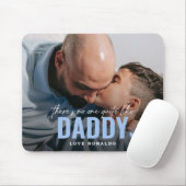 Mooie Aangepaste Foto Aandenken Cadeau voor PAPA Muismat (Met muis)