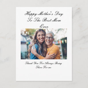 Mooie aangepaste foto Moederdag Kaart