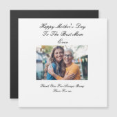 Mooie aangepaste foto Moederdag Kaart Magnetische Uitnodiging (Voorkant / Achterkant)