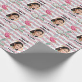 Mooie aangepaste fototekst Zeemeermin onder het Ze Cadeaupapier (Hoek)