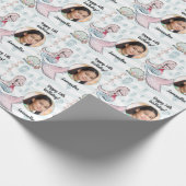 Mooie aangepaste fototekst Zeemeermin onder het Ze Cadeaupapier (Hoek)