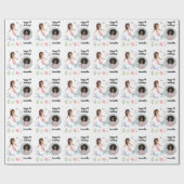 Mooie aangepaste fototekst Zeemeermin onder het Ze Cadeaupapier (Vlak)