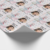 Mooie aangepaste fototekst Zeemeermin onder het Ze Cadeaupapier (Hoek)