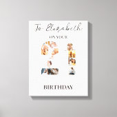 Mooie aangepaste gezinsfoto canvas afdruk (Voorkant)