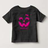 Mooie Aangepaste Halloween Jack O' Lantern Kinder Shirts (Voorkant)