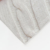 Mooie, aangepaste kerstfoto Red Green Fleece Deken (Hoek)