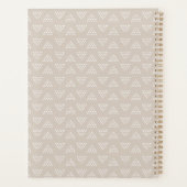 Mooie aangepaste kindernaam en foto Abstracte patr Planner (Achterkant)