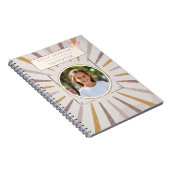 Mooie Aangepaste Kindernaam & Foto Citaat  Notitieboek (Rechterzijde)