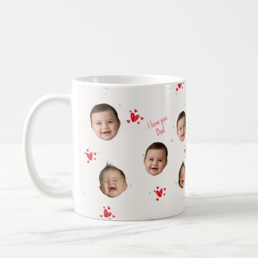 Mooie aangepaste koffiemok voor Vaderdag (Links)