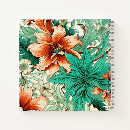 Mooie Aangepaste Naam Bloemstuk Notitieboek (Achterkant)