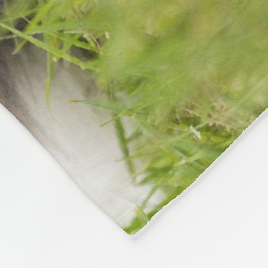 Mooie aangepaste naam Border Collie Fleece Deken (Hoek)