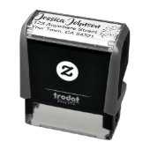 Mooie aangepaste naam retour adres paard  zelfinktende stempel (Product)
