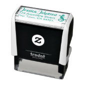 Mooie aangepaste naam retouradres Gecko Zelfinktende Stempel (Product)