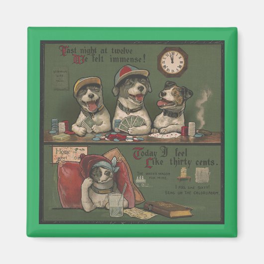 Mooie aangepaste pictorial mediterende magneten. magneet (Voorkant)