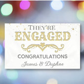 Mooie Aangepaste verlovingsbanner Spandoek