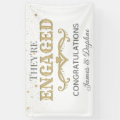 Mooie Aangepaste verlovingsbanner Spandoek (Verticaal)