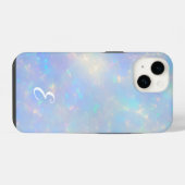 Mooie aanpasbare nepopaal edelsteen iPhone hoesje (Achterkant horizontaal)