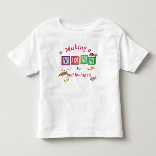 Mooie aanpasbare peuter T-shirt (Voorkant)