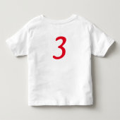 Mooie aanpasbare peuter T-shirt (Achterkant)