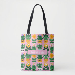 Mooie Aanpasbare Pot Plant Afdruk Tote Bag