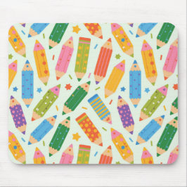 Mooie aanpasbare potloodprint muismat
