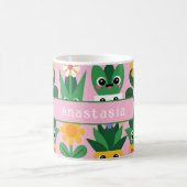 Mooie Aanpasbare Potplant Print Koffiemok (Center)