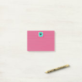 Mooie aantekeningen na de aanloop post-it® notes (Op bureau)
