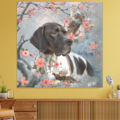 Mooie aanwijzer met fazanten canvas afdruk (Insitu (Woonkamer))