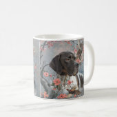 Mooie aanwijzer met fazanten koffiemok (Voorkant rechts)