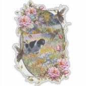 Mooie aanwijzer met fazanten sticker (Voorkant)