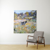 Mooie aanwijzer met fazanten wandkleed (In situ)