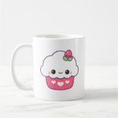 Mooie aardbei-cupcake koffiemok (Links)