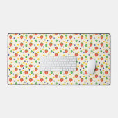 Mooie Aardbei Patroon Bureaumat (Keyboard & Muis)