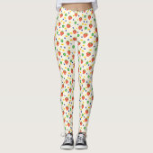 Mooie Aardbei Patroon Leggings (Voorkant)