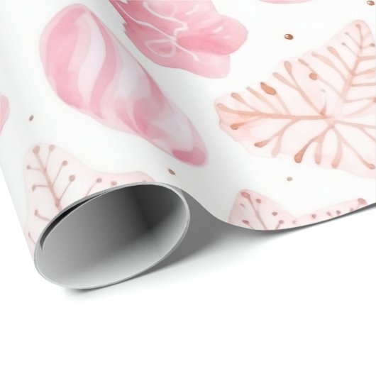 Mooie aardbei peperkoek Kerstmis Cadeaupapier (Rol Hoek)